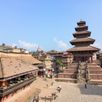 Bhaktapur Durbar plein, tempels, Nepal